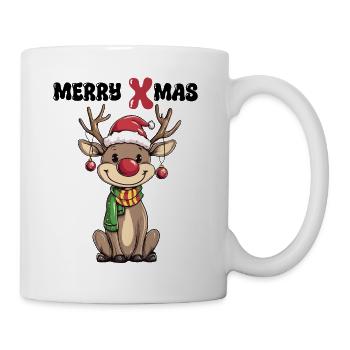 Noël Renne Tenue de Noël Enfants Drôle - Mug blanc - blanc - Droite