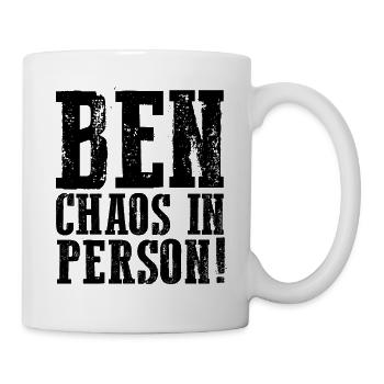 Vorname Ben - Tasse - Weiß - Rechts