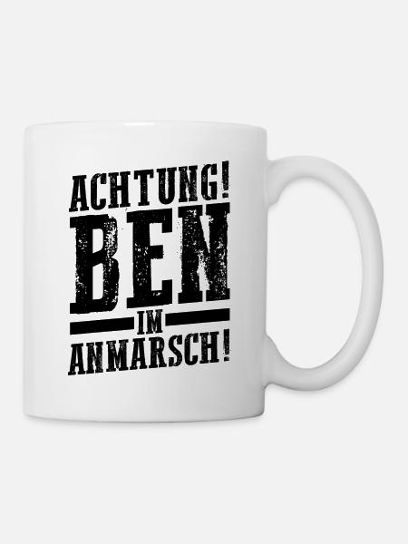 Vorname Ben - Tasse - Weiß