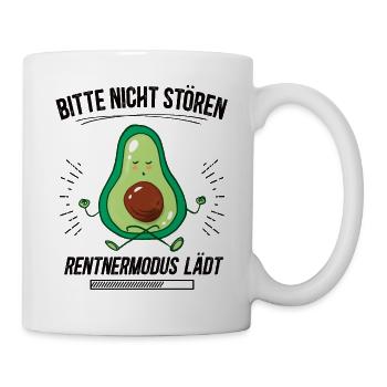 Renten Start Renteneintritt Neue Rentner Rente - Tasse - Weiß - Rechts