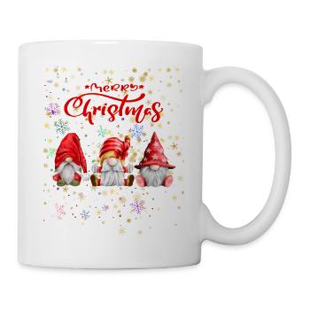 Xmas gnomes merry christmas holiday motif - Mug - white - Right