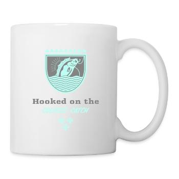 Accroché à la prise la plus froide - Mug blanc - blanc - Droite