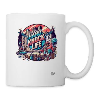 Street Style Urban Hard Life - Mug - white - Right