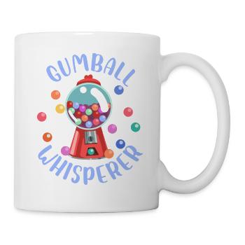 Gumball Whisperer Chewing Gum Retro Bubblegum - Tasse - Weiß - Rechts