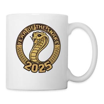 Chinesisches Jahr 2025 Jahr der Schlange - Tasse - Weiß - Rechts