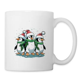 Niedlicher Weihnachtspinguin - Niedlicher Weihnachtspinguin - Tasse - Weiß - Rechts