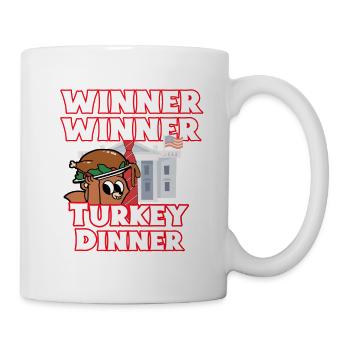 Donald  Winner Turkey Dinner - Tasse - Weiß - Rechts