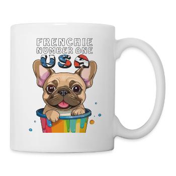 FRENCHIE NUMBER ONE USA - Tasse - Weiß - Rechts
