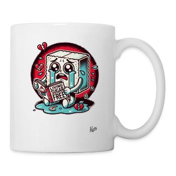 Weeping Sugar Cube: Life Without Sugar - Mug - white - Right