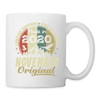 Novembre 2020, Cadeau D'anniversaire Novembre 2020 - Mug blanc - blanc - Droite