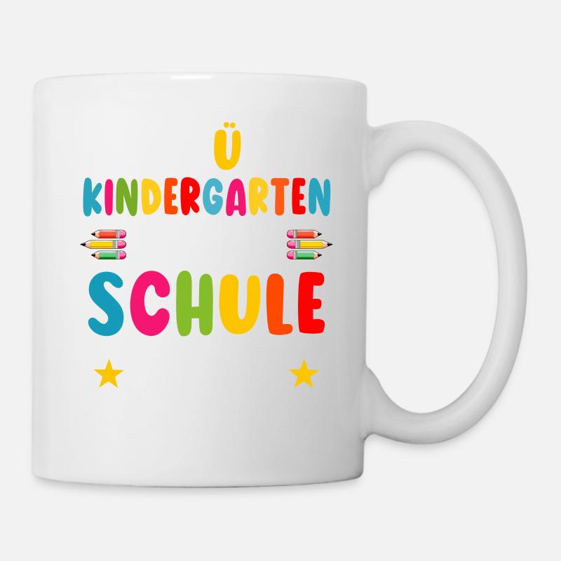 Tschüss Kindergarten Hallo Schule KitaAbsolve 2025 - Tasse - Weiß