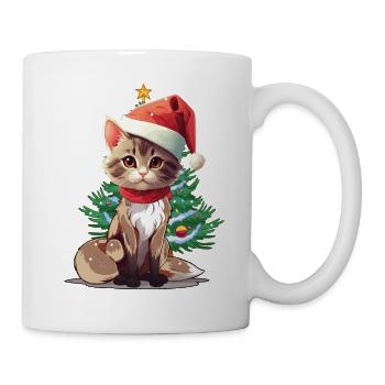 Cats Christmas Pets Santa Claus - Mug - white - Right