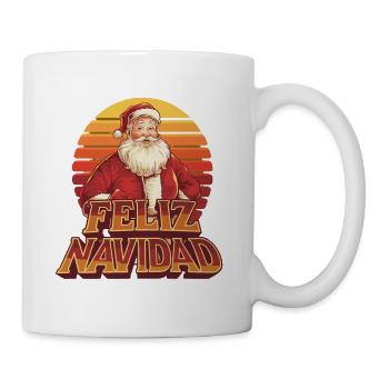 Feliz Navidad Nikolaus für Weihnachtsfeier - Tasse - Weiß - Rechts