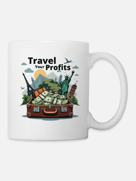 AUF REISE - Tasse - Weiß