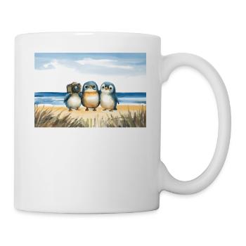 Bezaubernde Pinguine Adorable Penguins - Mug - white - Right