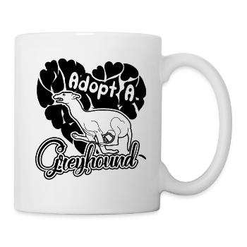 Adopt a Greyhound - Mug - white - Right