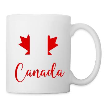 kanada canada ahornblatt - Tasse - Weiß - Rechts