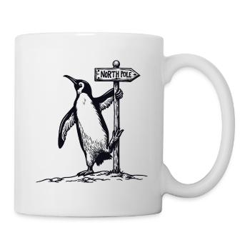 PINGOUIN - Mug blanc - blanc - Droite