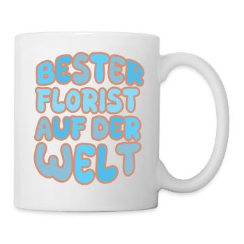 Florist - Tasse - Weiß - Rechts