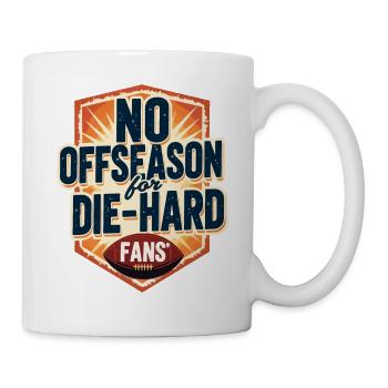 Fußball - Tasse - Weiß - Rechts