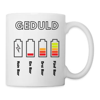 Bier Shirt - Tasse - Weiß - Rechts