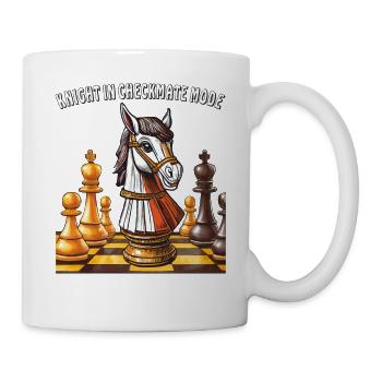 SCHACH KNIGHT IN CHECKMATE MODE - Tasse - Weiß - Rechts