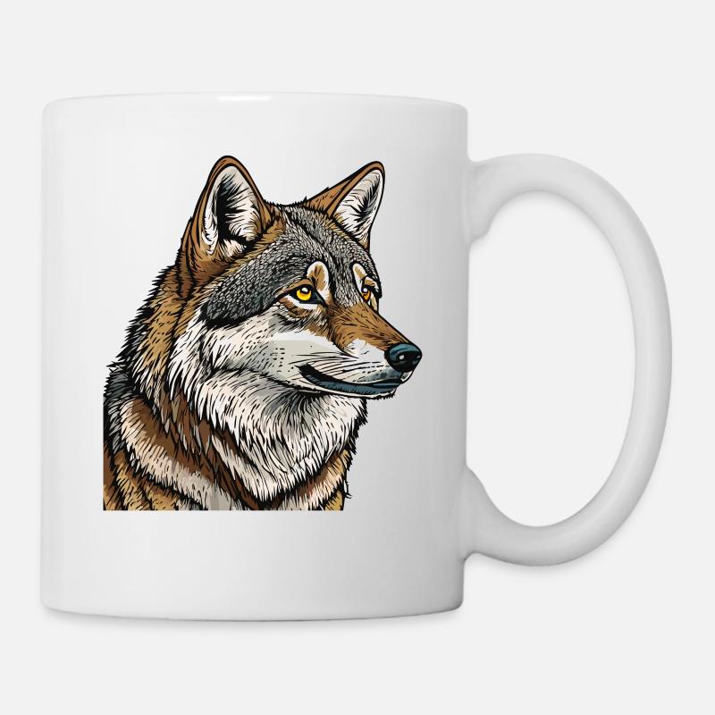 WOLF - Tasse - Weiß