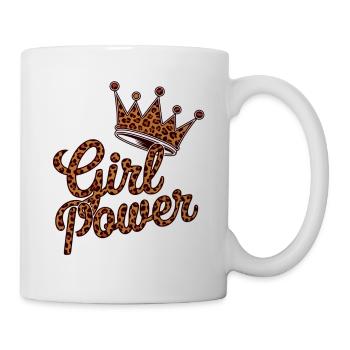 Girl Power - Power to the Strong and Courageous Woman - Mug - white - Right