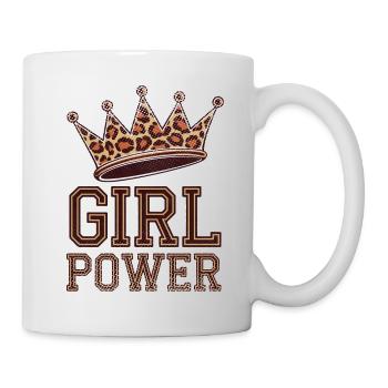 Girl Power - Strong and Courageous Woman - Mug - white - Right