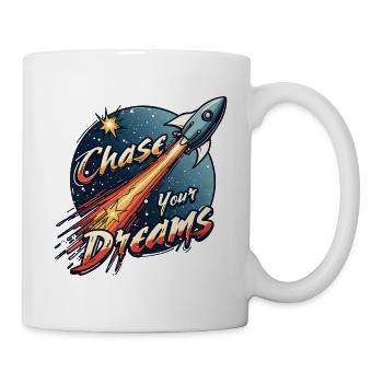CHASSEUR DE RÊVES - Mug blanc - blanc - Droite