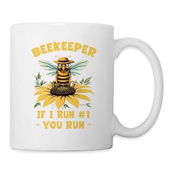 Honig Honigbiene Bienen Bienenstock Imkerzubehör - Tasse - Weiß - Rechts