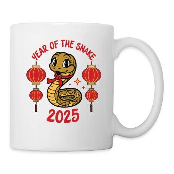 Année Chinoise 2025 Année du Serpent - Mug blanc - blanc - Droite