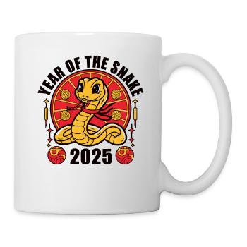 Chinesisches Jahr 2025 Jahr der Schlange - Tasse - Weiß - Rechts
