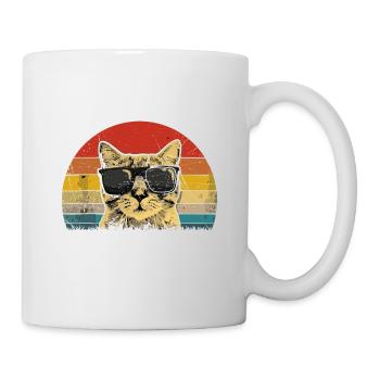 I didn't choose the cat dad life - Mug blanc - blanc - Droite