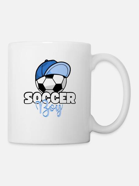Soccer Boy Soccer Boy Soccer Boy Dicton - Mug blanc - blanc