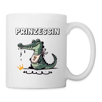 Carnaval Princesse Crocodile Drôle Cologne Alaaf - Mug blanc - blanc - Droite