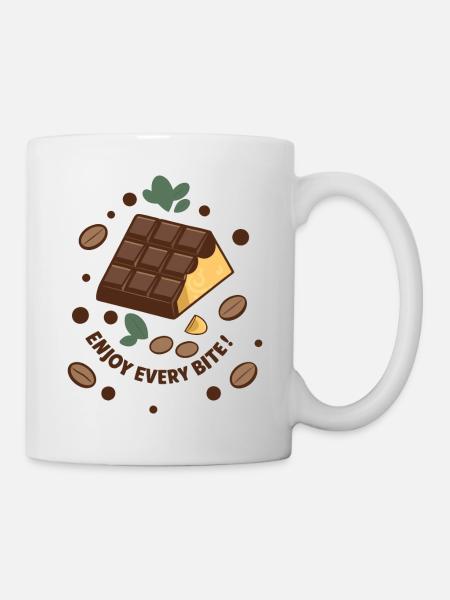 TABLETTES DE CHOCOLAT - Mug blanc - blanc