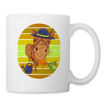 Donkey Gardener Hobby Gardener Gardening Garden - Mug - white - Right