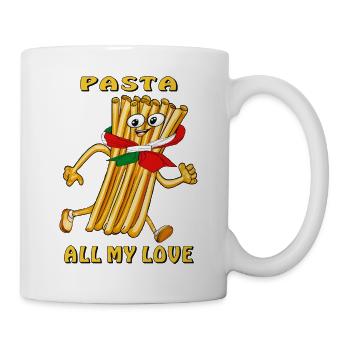 PASTA ALL MY LOVE - Tasse - Weiß - Rechts