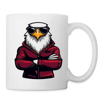 Bande dessinée Eagle - Mug blanc - blanc - Droite