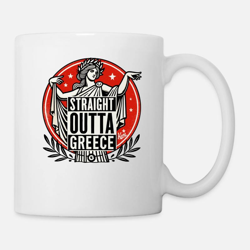 Direttamente dalla Grecia - Una dea greca - Tazza - bianco