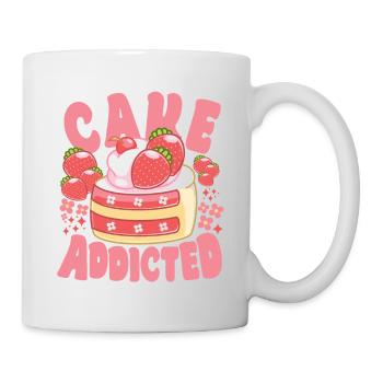 Idée cadeau Pastry Lover Cake Addicted - Mug blanc - blanc - Droite