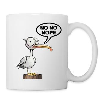 Fun Be Seagull Non - Mug blanc - blanc - Droite