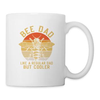 Bee Dad Like A Regular Dad But Cooler Beekeeping - Tasse - Weiß - Rechts