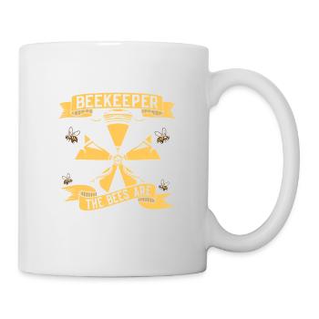 Beware Of The Beekeeper The Bees Are Harmless Beek - Mug - white - Right
