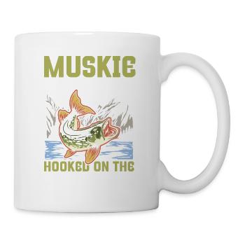 Muskie Madness Hooked on the Toothiest Thrills - Tasse - Weiß - Rechts