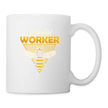 Essential Worker Beekeeper ApiaristBeekeeping - Tasse - Weiß - Rechts