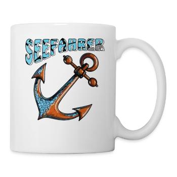 SCHIFFANKER SEEFAHRER - Tasse - Weiß - Rechts