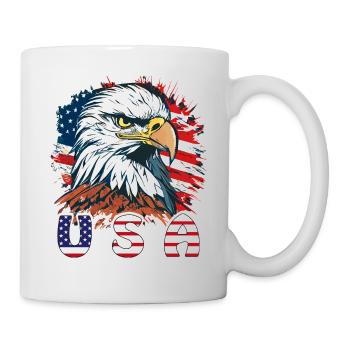 SEEADLER USA KONTUR - Tasse - Weiß - Rechts