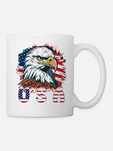 SEEADLER USA KONTUR - Tasse - Weiß